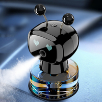 Diffuseur d'arômes intelligent pour voiture, vaporisateur automatique, rechargeable par USB, parfum de voiture avec écran d'expression dynamique