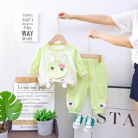 Vêtements pour enfants, ensemble en coton pour filles, printemps/automne, nouveau style 2024, bébé/enfant en bas âge, pull super féerique, ensemble deux pièces