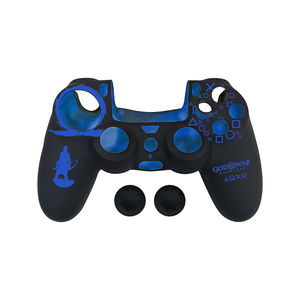 Coque en silicone souple gravée au laser de qualité supérieure, <span class=keywords><strong>2</strong></span> pièces, protection anti-poussière pour manettes, motif vibrant pour manette PS4 DualSense - Product Image 5