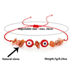 New Fashion Beaded <b>Bracelet</b> Random Color Resin Eye Charm <b>Beads</b> Religious Christian Style <b>Bracelets</b> for Women Pearl - Product Image 3