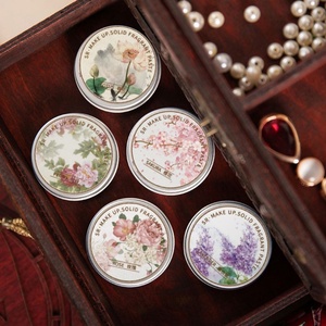 Baume de parfum solide en cire, style floral chinois, longue durée, parfum corporel portable, OEM, pour femme, vente en gros - Product Image 2