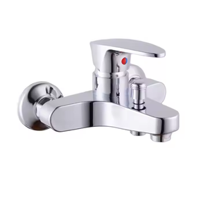 Grifo mezclador de bañera de aleación de Zinc con patrón de lluvia cromado, grifo de <span class=keywords><strong>ducha</strong></span>, válvula de cerámica, chorro de instalación <span class=keywords><strong>fija</strong></span>, válvula de grifo de <span class=keywords><strong>ducha</strong></span> de baño - Product Image 5