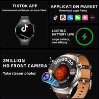 Reloj Inteligente Privado Modelo 2025 4G 5G N61 con Pantalla Redonda AMOLED de Alta Definición, Resistente al Agua, con Cámara