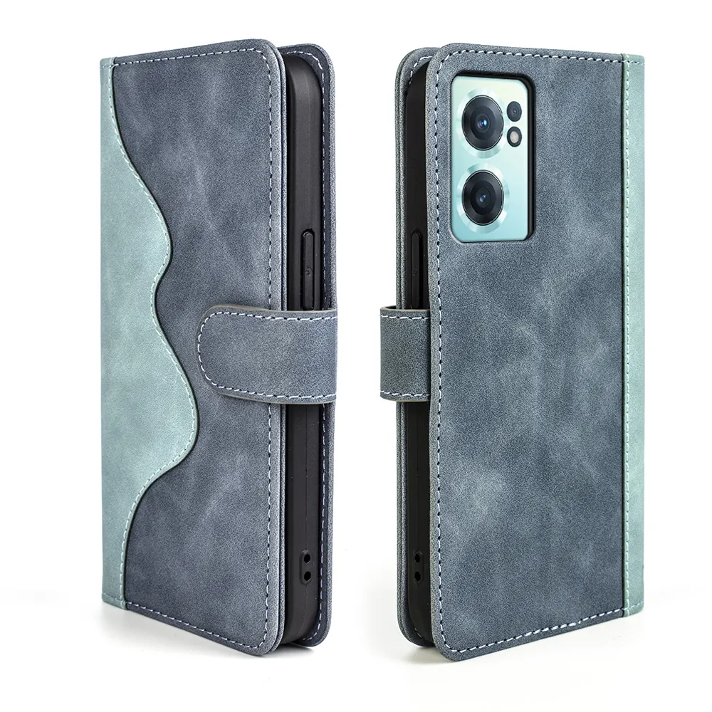 New March 2 Colors Leather Flip Wallet Mobile Phone Case For One Plus Nord CE 2 5G PU Leather Flip Case For OnePlus Nord CE 2 5