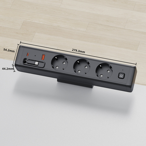 New <strong>Desktop</strong> <strong>Power</strong> Plug and <strong>Socket</strong> <strong>Supplier</strong> US/EU/UK Standard <strong>Socket</strong> with Retractable Type-C Cable, USB Output <strong>Socket</strong> <strong>Power</strong> Strip - Product Image 1