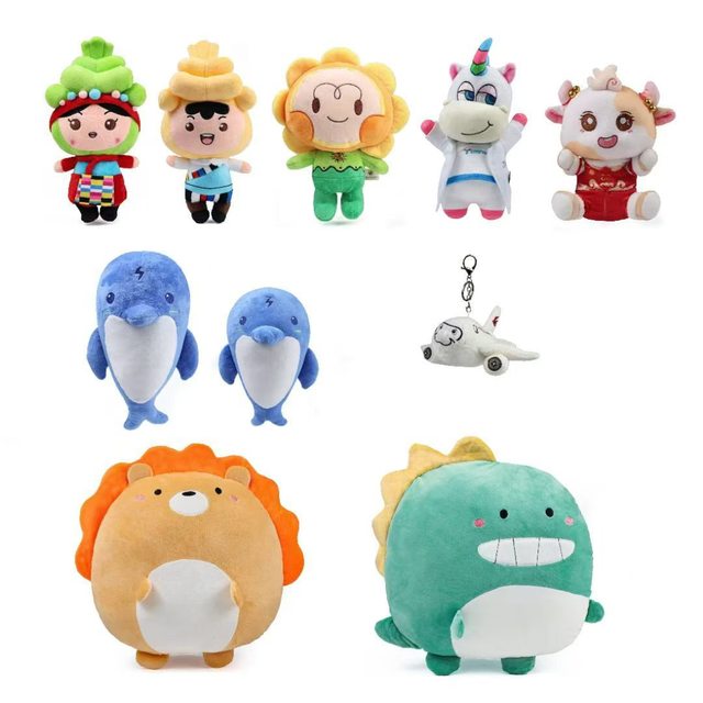 Custom Doll Plushies Cute Soft Plush Dolls Low MOQ Cartoon Handmade Plush Kpop Dolls for Kids Birthday Gifts