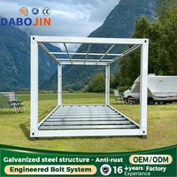 Structure en acier modulaire galvanisée robuste pour maison conteneur, assemblage rapide, pour unité de stockage sur site