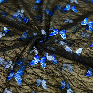 Tessuto <span class=keywords><strong>farfalla</strong></span> Prix d'usine 3d tissu de dentelle 3d papillon tissu de dentelle broderie papillon tissu de maille pour robe de fille - Product Image 6