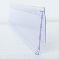 Porte-étiquette de profil de canal en PVC C pour bandes en plastique d'étagères