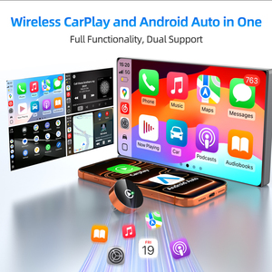 GRANDNAVI Nuevo Dongle Inalámbrico 2 en 1 para Carplay y Android Auto, para <span class=keywords><strong>Golf</strong></span>, Skoda, Volkswagen - Product Image 3