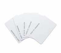 Carte de contrôle d'accès NFC blanche pour serrure de porte intelligente IC/ID, compatible avec les systèmes de contrôle d'accès pour communautés/ascenseurs 213/215/424