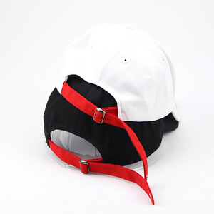 Casquette de baseball unisexe en coton blanc et noir avec imprimé graffiti, sangle réglable, chapeau décontracté - Product Image 3