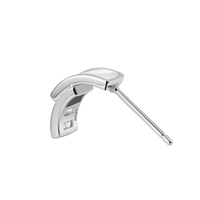 Boucles d'oreilles minimalistes en argent sterling S925 avec pierre CZ de qualité 5A et coquille de nacre blanche pour femmes