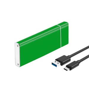 แบบพกพา SSD SATA 128GB 256GB 1TB 2TB OEM Type C กำหนดสถานะของแข็งไดรฟ์ภายในฮาร์ดไดรฟ์สีเขียวโดยตรงจากโรงงาน