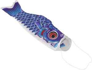 Красный, розовый, фиолетовый, синий, зеленый, черный, японский ветрового стекла Карп флаг коинобори парусник мальчиков день Декор 5 видов цветов/комплект нобори флаг - Product Image 3