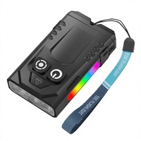 Senter Mini EDC LED Tahan Air IP65 USB Isi Ulang dengan Sinar yang Dapat Disesuaikan, Jangkauan 100m, SOS/Kedip, 1000 Lumens, Aluminium