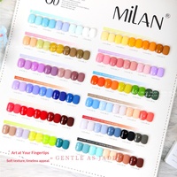 Ensemble de vernis à ongles en gel UV 60 couleurs de Milan Designer, imperméable, séchage rapide, écologique, pour salon de manucure DIY