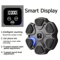 Entraînement de boxe haute intensité professionnel en salle de sport avec compteur LED, absorption des chocs, rechargeable, musique intégrée pour une durabilité accrue