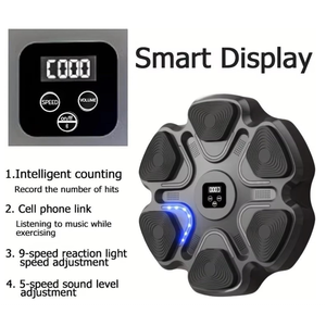 Entrenamiento de Boxeo de Alta Intensidad, Gimnasio Profesional, LED con Contador, Absorción de Impactos, Recargable, Música, Boxeo para Mayor Durabilidad - Product Image 2
