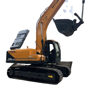 Excavatrice Hyundai R220LC-9S d'occasion de haute qualité, 22 tonnes, avec moteur chinois, pompe, composants essentiels de boîte de vitesses, PLC, modèle 2016, vidéo de test 1M - Product Image 1