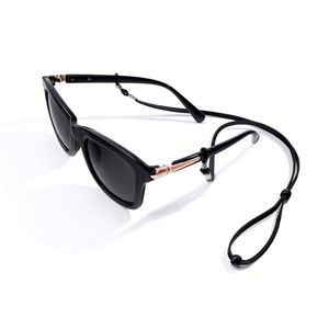 Cordon de retenue réglable en cuir PVC pour lunettes, anti-chute, sangle de suspension personnalisée pour lunettes de vue et de soleil - Product Image 3