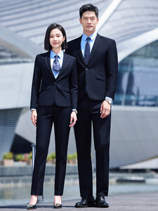 Costume d'affaires Slim-Fit pour hommes professionnels pour femmes pour le département des ventes travail gestion immobilière outillage tempérament d'affaires - Product Image 2