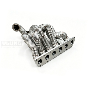 เฮดเดอร์ท่อร่วมไอเสียสแตนเลส 304 สำหรับ Audi TT MK1 3.2 ปี 2002-2005 เพิ่มประสิทธิภาพการแข่งขัน ปรับปรุงการไหลเวียนของพลังงาน - Product Image 2