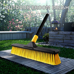 <span class=keywords><strong>Brosse</strong></span> à balai commerciale d'extérieur robuste en plastique à poils durs pour le nettoyage des terrasses Garages Ponts Carreaux <span class=keywords><strong>de</strong></span> béton Sols - Product Image 4