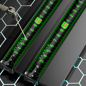 Cinta Métrica Fluorescente con Recubrimiento de Película Engrosada – Regla Retráctil Automática con Freno de un Solo Lado, Herramienta de Medición Duradera para - Product Image 3