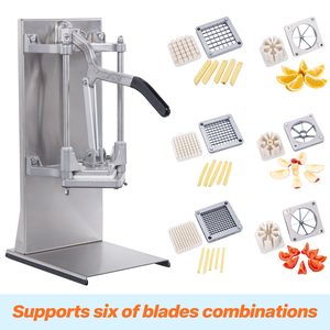 Machine à découper les frites en aluminium manuelle, en acier inoxydable, trancheuse à légumes, coupe-fruits en forme <span class=keywords><strong>de</strong></span> coin - Product Image 3