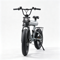 Vélo électrique rétro à gros pneus 48V avec écran LCD