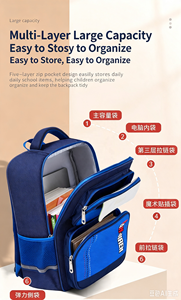 High Quality Large Capacity Waterproof Wear‑resistant Custom Logo Wholesale Student <b>Backpack</b> - Product Image 5