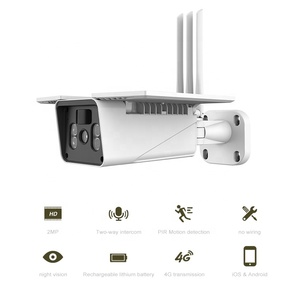 Sans fil hd 1080p vision nocturne infrarouge gsm sécurité solaire cctv caméra 4g extérieure <span class=keywords><strong>télésurveillance</strong></span> de Soutien villa - Product Image 2