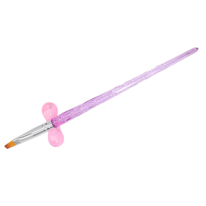 Lot de 5 pinceaux à ongles français à poils en nylon, manche en plastique, pour poudre acrylique, gel et manucure - Product Image 6