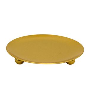 Mini nordique doré noir fer <span class=keywords><strong>bougeoir</strong></span> créatif Simple géométrique plaque romantique bougie plaque décor maison - Product Image 1