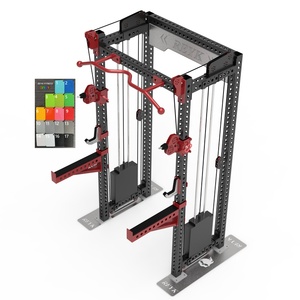 Equipo de gimnasio para uso doméstico Cross Fit Cable Crossover Cable Entrenador funcional con pilas de peso Polea cruzada - Product Image 6
