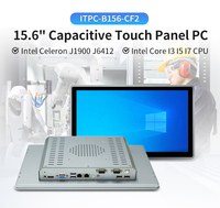 PC Todo en Uno Táctil ITPC-B156-CF2 I5-4300U2COM 2LAN, Pantalla Táctil Capacitiva Totalmente Laminada, Carcasa Trasera de Metal con Ventilador
