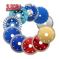 SUBORUI Super mince pressé à chaud Net Wave diamant coupe marbre céramique Turbo lame de scie pour disque de coupe de carreaux de porcelaine