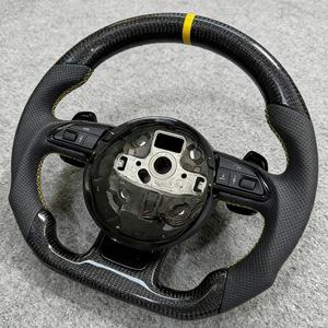 Volant sport en fibre de carbone de fabrication exquise pour Audi A6 C7 B8 B9 R8 Q5 Q3 A3 A5 A4 MK3 TTRS TTS <span class=keywords><strong>MK</strong></span> - Product Image 6