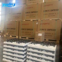 Compresseur frigorifique hermétique à mouvement alternatif TT1117GY R600a pour réfrigérateurs domestiques, congélateurs, petits refroidisseurs 1PH 220-240V 1