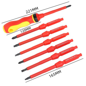 Insulated <b>Screwdriver</b> <b>Set</b> Flat & Magnetic Chrome Vanadium Steel Repair Tools Kit 2026 Magnetic Chrome Vanadium Steel Ensures Dur - Product Image 1