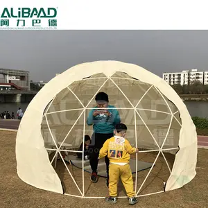 ברור TPU פלסטיק חיצוני גן כיפת אוהל קטן כיפת אוהל עבור תאריך לילה geodome הגיאודזית כיפת אוהל בית
