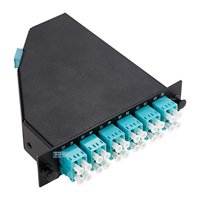Boîtier LGX 24 cœurs avec Cassettes MPO LC Panneau de brassage à fibre optique compatible avec les réseaux 3G et 4G
