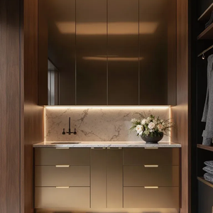 Armoire de dressing modulaire intelligente réglable en acier inoxydable Armoire <span class=keywords><strong>design</strong></span> Meubles de chambre à coucher pour atelier - Product Image 2