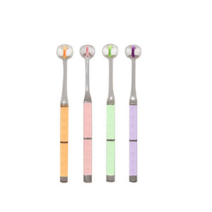 Cepillo de <span class=keywords><strong>Dientes</strong></span> Manual 3D con Cabezal Redondo y Cerdas Suaves de Tres Lados para Adultos, Personalizado al por Mayor, para Parejas, para Limpiar la Boca - Product Image 2