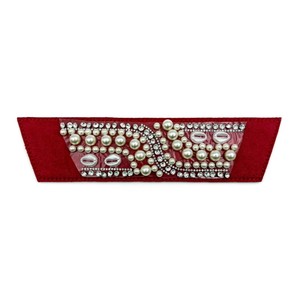 Accessoires personnalisés pour sandales tissées en perles de <span class=keywords><strong>diamant</strong></span>, traitement semi-fin des empeignes de pantoufles en strass - Product Image 5