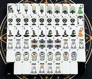 Set Regalo di Lusso Personalizzato per Mahjong Americano a Tema Schiaccianoci Natalizio, 160 Pezzi in Acrilico a 4 Strati, Durevole e Portatile - Product Image 6