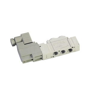 Válvula Solenoide Neumática de Aire de <span class=keywords><strong>2</strong></span> Posiciones y <span class=keywords><strong>5</strong></span> Vías Tipo <span class=keywords><strong>SMC</strong></span>, Serie SY5120, Serie SY, CC 24V, SY5120-5DZ-C8 - Product Image 1