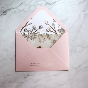 Échantillon <span class=keywords><strong>gratuit</strong></span> de cartes de <span class=keywords><strong>mariage</strong></span> en acrylique transparent d'impression florale de mode d'usine de la Chine - Product Image 2