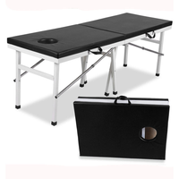 Table de massage pliable, lit de spa facial pliable multicolore avec trou pour le visage, pour salon et domicile